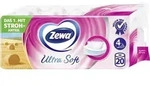 Zewa Ultra Soft Toilettenpapier 4-lagig Wei&szlig; 20 Rollen &agrave; 150 Blatt