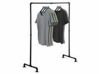 CLP Kleiderständer Jersey : Farbe - Schwarz, Größe - 55 x 120 x 150 cm