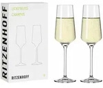 Ritzenhoff Champagnerglas 2er-Set Lichtweiss Julie 001, Nadine Niggemeier,