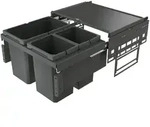 NABER GmbH NABER 8013305 Cox&reg; Base 360 S/600-3 Abfallsystem Vollauszug / hellgrau /