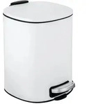 WENKO Treteimer Mod. Alassio, Wei&szlig; 5 L