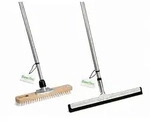 BawiTec SPAR-SET Wasserschieber und Schrubber mit Teleskopstiel Wasserabzieher