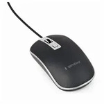 Gembird Optische Maus 800-1200 Dpi, 4 Tasten, Schwarz & Silber