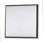 Fabas Luce Desdy Quadratische LED-Deckenleuchte 30W 3000K IP54 Schwarzes Aluminium-