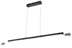 Fabas Luce Ling LED-Pendelleuchte 40 W 4800 lm 3000 K, Geh&auml;use aus schwarzem Metall