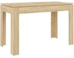 vidaXL Esstisch Sonoma-Eiche 120x60x76 cm Holzwerkstoff