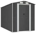 vidaXL Ger&auml;teschuppen Anthrazit 192x357x223 cm Verzinkter Stahl