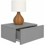 VCM Nachttisch Usal Beton-Grau H. 15 x B. 45 x T. 30 cm