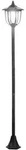 Outsunny - Solar Gartenlaterne - &Oslash;26,5 x H177 cm - schwarz