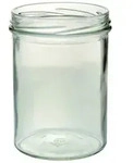 6er Set Sturzglas 435 ml Marmeladenglas Einmachglas Einweckglas To 82 schwarzer