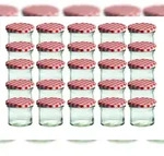 CAPCRO 25er Set Sturzglas 125 ml Marmeladenglas Einmachglas Einweckglas To 66...