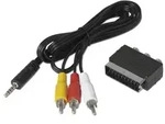 TechniSat 0000/3649 Videokabel-Adapter RCA 3 x RCA Schwarz
