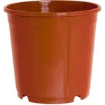 GELI Containertopf Terracotta &ndash; &Oslash;17cm Kunststoff Pflanztopf 2.4L