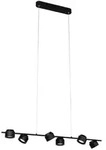 Paulmann LED Pendelleuchte 3-Step-Dim Puric Pane 2700K 6x350lm 6x4,5W Schwarz