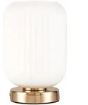Paulmann Pauleen Tischleuchte Noble Purity E27 max. 20W Wei&szlig;#Champagnergold...