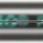 STABILO Fasermaler Pen 68 metallic gr&uuml;n, Kappe aufsteckbar, Strichst&auml;rke: 1,4 mm,