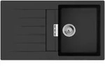 hansgrohe S52 S520-F345 Einbausp&uuml;le 345 mit Abtropffl&auml;che, Graphitschwarz