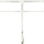 Goobay 68850 Radio-Wurfantenne mit Koax-Kupplung, 1.75 m, Wei&szlig; - f&uuml;r UKW/FM