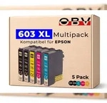 OBV Druckerpatronen 5er Set kompatibel zu Epson XP-2100 XP-3100 XP-4100 WF-2830DWF -