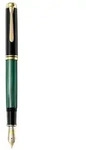 Pelikan Souver&auml;n 1000, Schwarz, Gr&uuml;n, Medium, Beidh&auml;ndig, Deutschland, 1 St&uuml;ck(e)