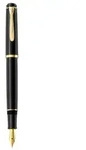 Pelikan Classic 200, Schwarz, Gold, Kartuschenf&uuml;llsystem, Medium, Beidh&auml;ndig,
