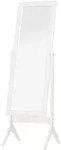 HOMCOM - Standspiegel - B47 x T46 x H148 cm - wei&szlig;