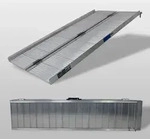 Baumarktplus TRUTZHOLM Rollstuhlrampe klappbar 152 cm Traglast 272 kg Alu geriffelt