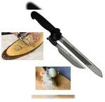 Novabest Nova Diamant Messer Multimesser mit Abstandshalter Schiene Brotmesser