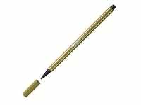 STABILO Fasermaler Pen 68, 1 mm, schlammgrün