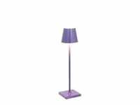 Zafferano Poldina Pro Micro Lilac Wiederaufladbare und dimmbare LED-Tischleuchte