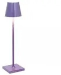 Zafferano Poldina Pro Micro Lilac LED-Tischleuchte, wiederaufladbar und dimmbar mit