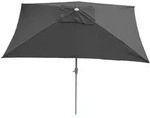 Mendler Sonnenschirm N23, Gartenschirm, 2x3m rechteckig neigbar, Polyester/Alu 4,5kg