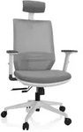 B&uuml;rostuhl / Drehstuhl PROFONDO PRO W Netzstoff / Stoff grau hjh OFFICE