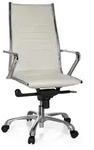 Chefsessel PARIBA III Kunstleder cremewei&szlig; hjh OFFICE