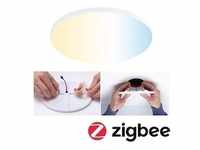 Paulmann VariFit LED Einbaupanel Smart Home Zigbee Veluna Edge IP44 rund 160mm...