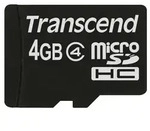 Transcend TS4GUSDC4 Speicherkarte 4 GB MicroSDHC