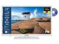 Telefunken XH24SN550MVD-W 24 Zoll Fernseher / Smart TV (HD Ready, HDR, 12V, DVD) - 6