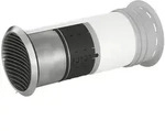 Naber P-Turbo 150 Mauerkasten inkl. THERMOBOX, wei&szlig;, Edelstahl 4051064 Rund 150 mm