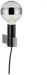 Paulmann Neordic Wandleuchte Aik E27 230V max. 20W dimmbar Schwarz 79762