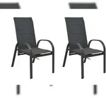 Merxx Amalfi Gasdruck Stapelsessel Set 2tlg., 2 Stapelsessel, mit Gasdruckfeder,