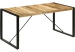 vidaXL Esstisch 160x80x75 cm Massivholz Mango