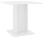 vidaXL Esstisch Wei&szlig; 80x80x75 cm Holzwerkstoff