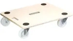 WAGNER Transporthilfe BIRKE Multiplex ANTIRUTSCHPUNKTE - 60 x 49,5 x 13,5 cm, Rollen