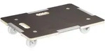 WAGNER Transporthilfe MAXIGRIP f&uuml;r EUROBOXEN - 64 x 44 x 11 cm, Rollen &Oslash; 75 mm,