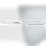 1 x Giesser Allzweckmesser EXPERT Wellenschliff, Klingenl&auml;nge 11 cm, wei&szlig;er Griff
