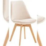 CLP Esszimmerstuhl Linares beige/Samt
