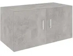 vidaXL Wandschrank Betongrau 80 x 39 x 40 cm Holzwerkstoff