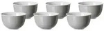 Ritzenhoff & Breker DOPPIO M&uuml;slischale 14 cm grau 6er Set