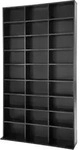 tectake Regal CHRISTEL, Stauraum 1080 CDs, 27 F&auml;cher, MDF Furnier, 180x102x24 cm,