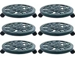 vidaXL Pflanzenroller 6 Stk. Gr&uuml;n 38 cm Kunststoff
